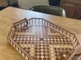Plateau marqueterie